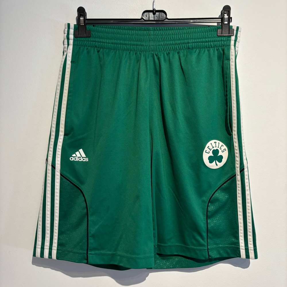 2009 NBA Boston Celtics Adidas Vintage Green Shorts Small